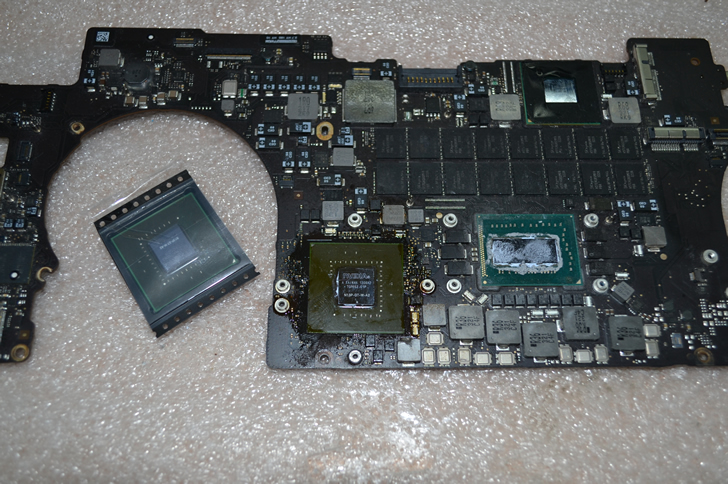 Замена видеокарты MacBook Pro A1398
